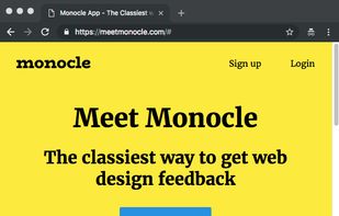 Your clients can use a visual widget to send you feedback.