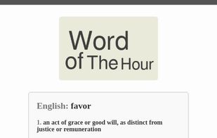 Word of The Hour screenshot 1