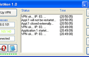 VPNetMon screenshot 1