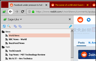 RSS Sage-Like screenshot 1