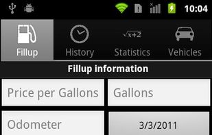 Mileage screenshot 1