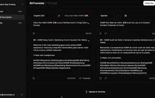 YouTube Video Title & Description Translator