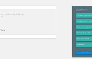 XCloner screenshot 1