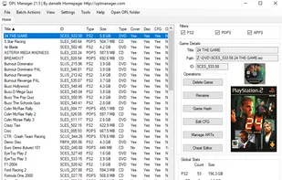 OPL Manager screenshot 1
