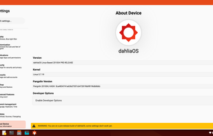 dahliaOS screenshot 1