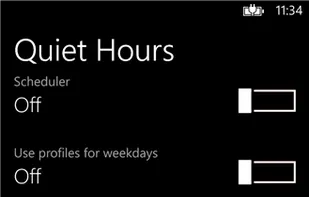 Quiet Hours screenshot 1