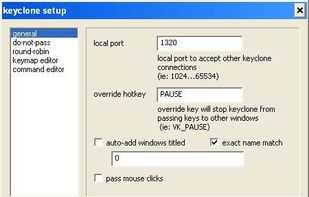 Keyclone screenshot 1
