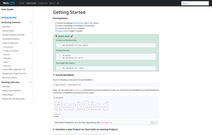 MarkBind screenshot 1