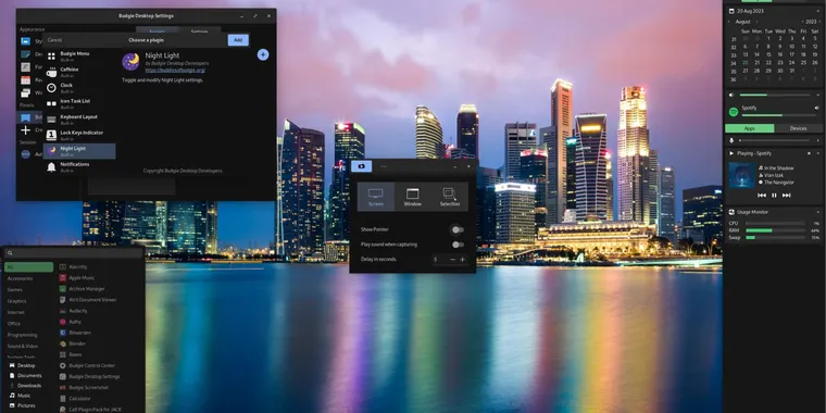 Budgie 10.9.4 adds libpeas2 support, ABI bumps, and Raven plugin changes image