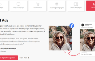 Taggbox UGC Feed For Social Ads