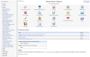 Virtualmin screenshot 3