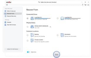 Stellar Data Recovery for Windows screenshot 1