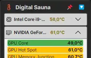 Digital Sauna screenshot 2