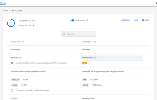 PO File Editor screenshot 2