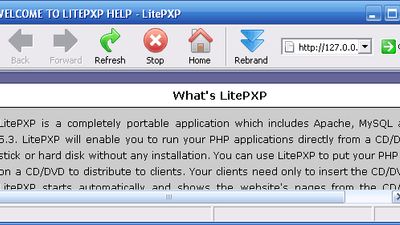 In the main window of LitePXP you can click the Rebrand button to open the Rebrand window.
