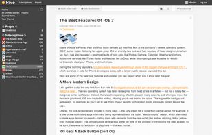 HiveReader.com screenshot 1