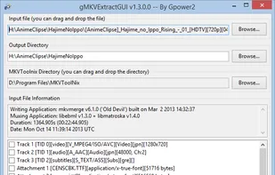 gMKVExtractGUI screenshot 3