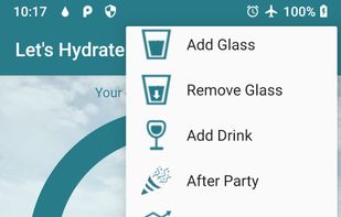 Let's Hydrate, Drink Water Reminder screenshot 1