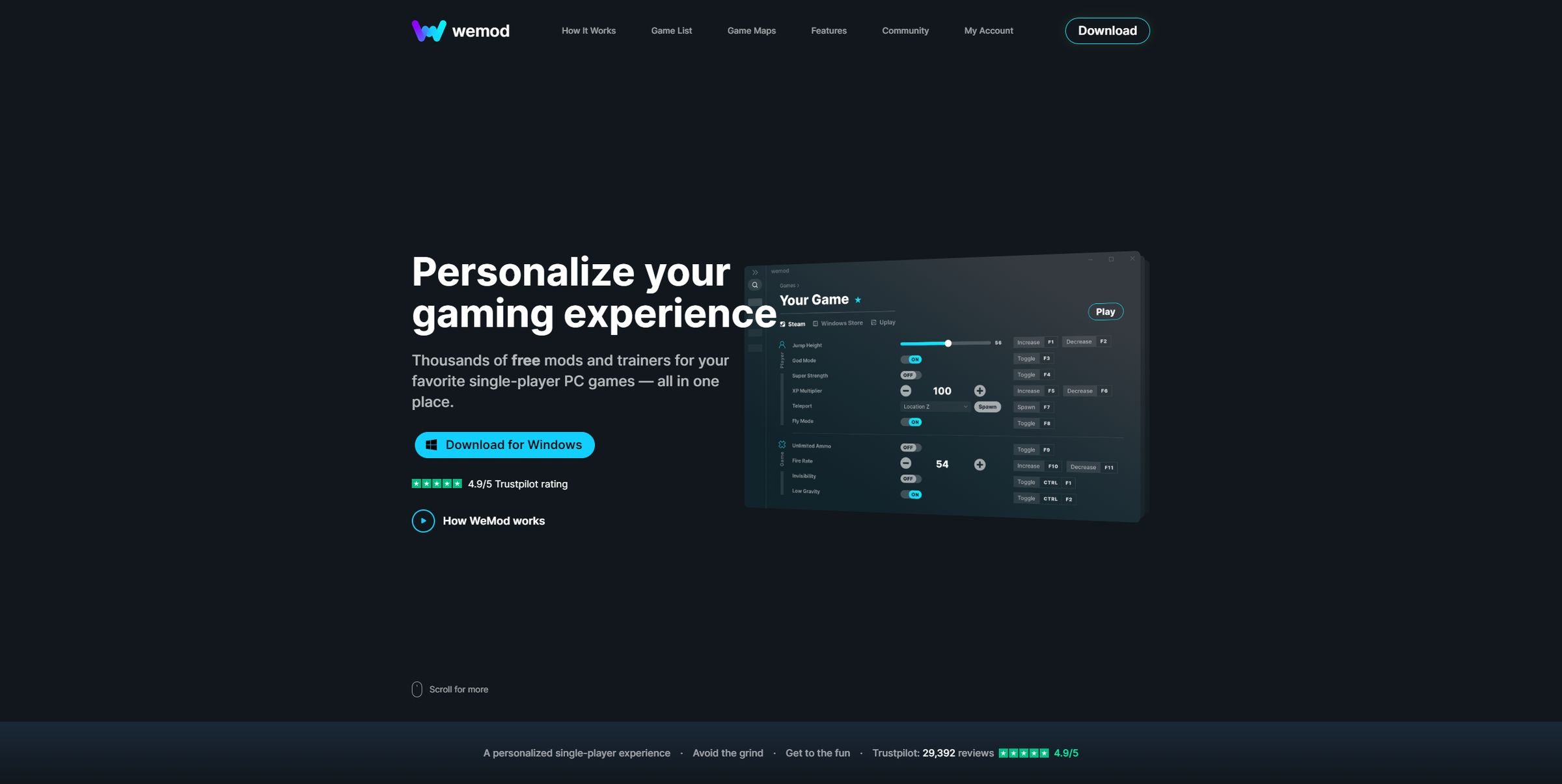 WeMod Alternatives for Windows: Top 9 Game Cheating Tools | AlternativeTo