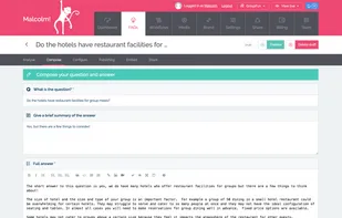 How you create and manage content in MyMalcolm (our control panel)