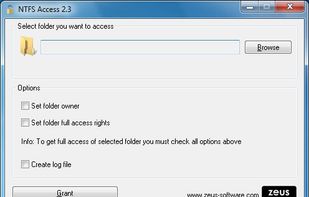 NTFS Access screenshot 1