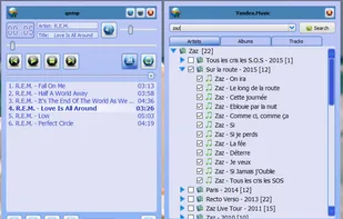 Quick(Qt) Online Music Player screenshot 1