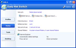Easy Net Switch screenshot 1