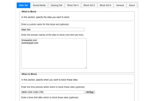 Options Page (Block Set)