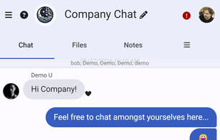 Public, Group or Private Messaging