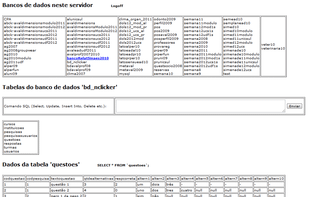 JSP/MySQL Administrador Web screenshot 1