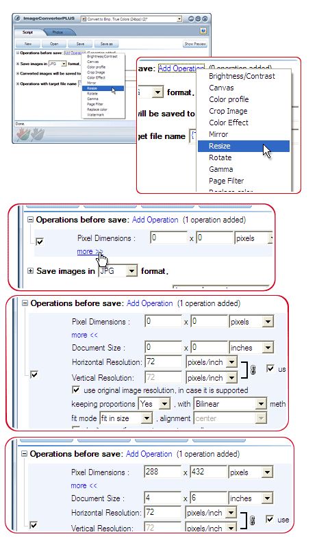 Batch convert JPG to GIF - Image Converter Plus