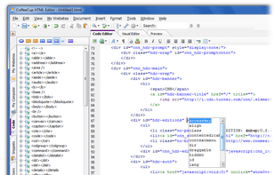 CoffeeCup HTML Editor screenshot 1