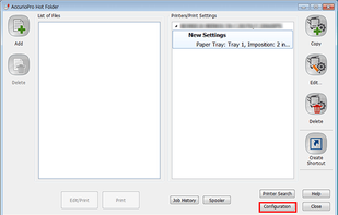 AccurioPro Hot Folder - Konica Minolta screenshot 1