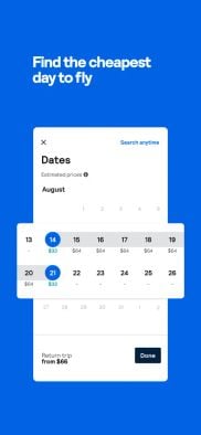 Skyscanner screenshot 2