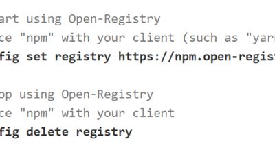 Open-Registry screenshot 1
