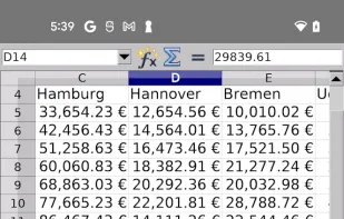 AndrOpen Office screenshot 1
