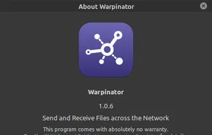 Warpinator screenshot 1