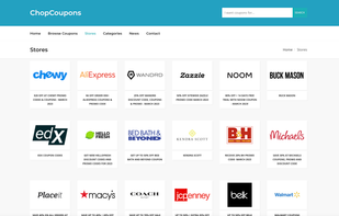 Stores at ChopCoupons.com