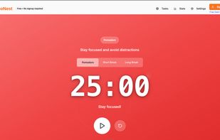 PomoNest screenshot 1