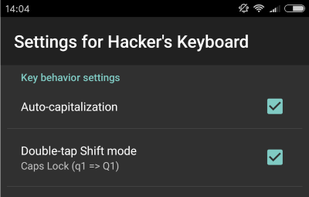 Hacker's Keyboard screenshot 2