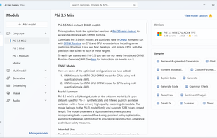 AI Dev Gallery screenshot 3