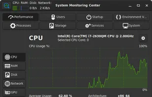 System Monitoring Center screenshot 1