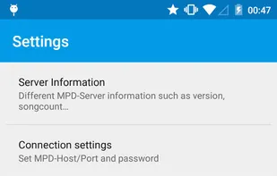 MPDroid screenshot 1