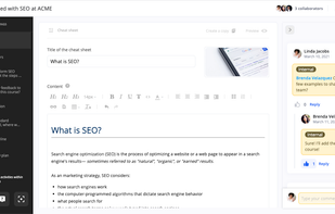 Empower subject-matter experts to quickly create courses with our collaborative authoring tools. Easily write text, record videos, and compose questions in the platform or embed content from Google Drive, Loom, Genially, and more.