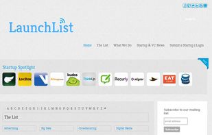 LaunchList.co screenshot 1