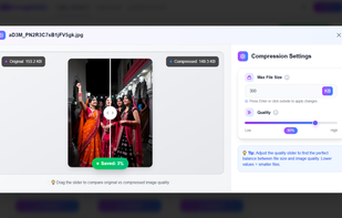 Image Compressor - Preview & Editor Page