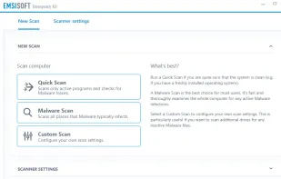 Emsisoft Emergency Kit screenshot 1