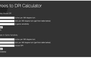Elite Ownage's Sensitivity Calculator screenshot 1