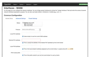 OpenWrt screenshot 1