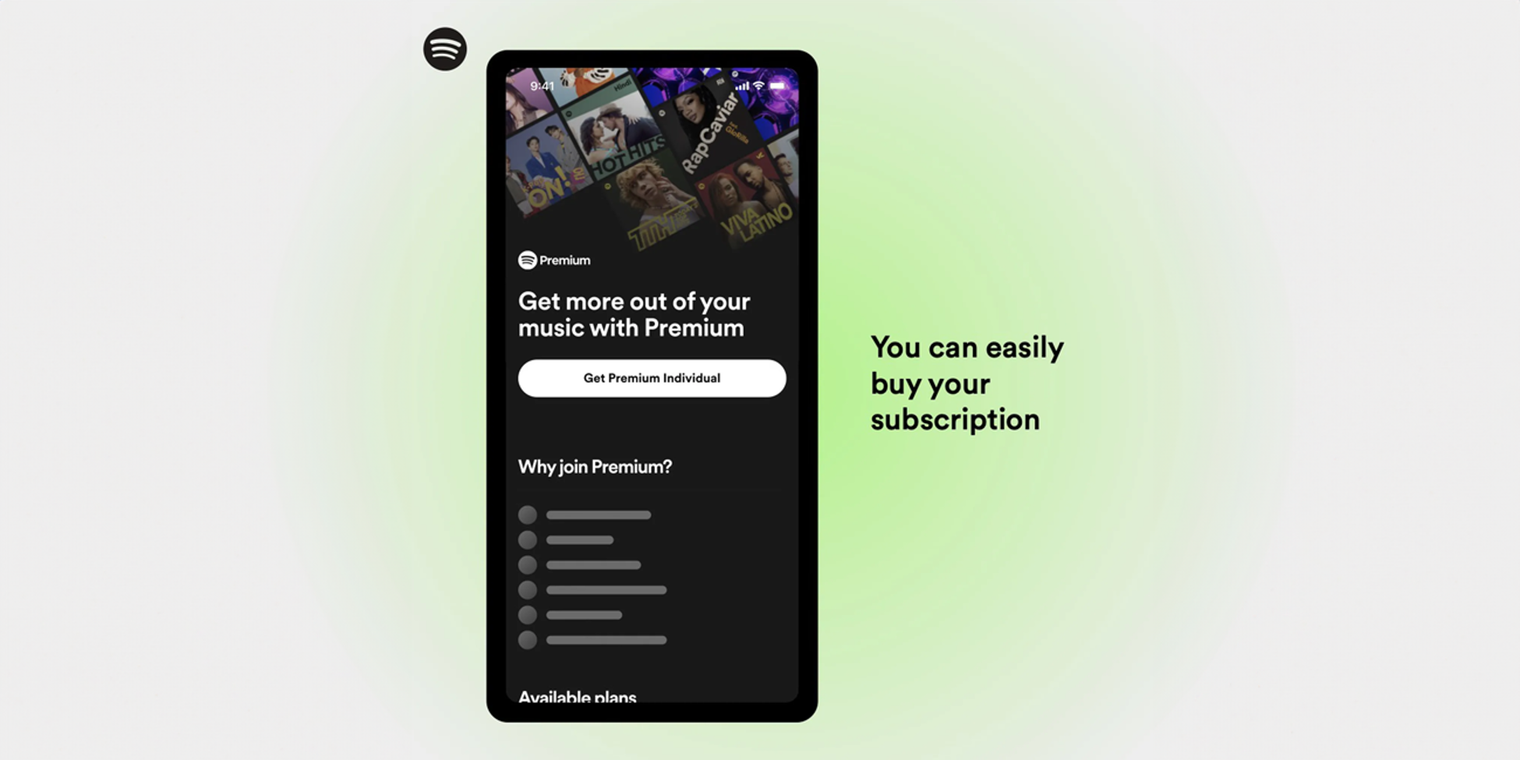 Spotify plans to enable inapp purchases on iPhones in the EU, aligning